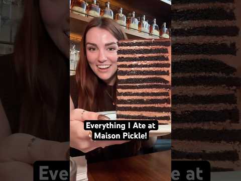 Everything I ate at Maison pickle! ​⁠@TyshonAdventures  #foodie #shorts #eating #nycfood
