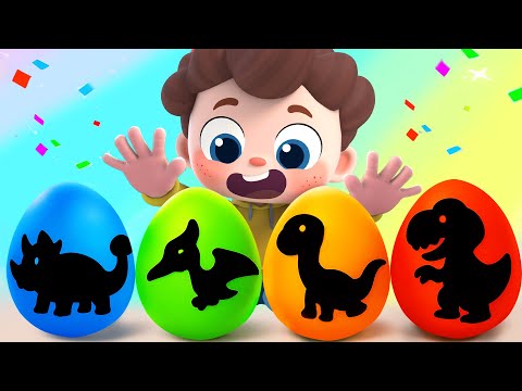 T-Rex Roar! | Dino Surprise Eggs 🦖| Dinosaur Song | Nursery Rhymes & Kids Songs | BabyBus