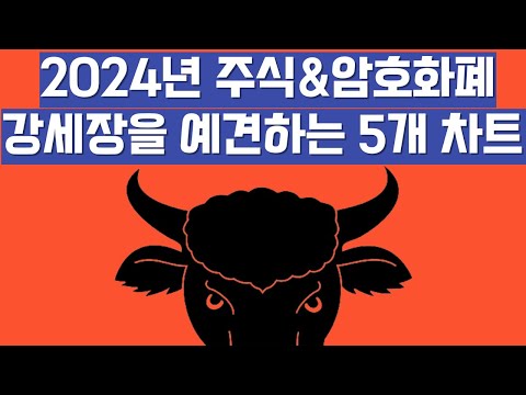 2024 암호화폐 & 미국 주식 시장의 강세장 예견하는 5개 차트
