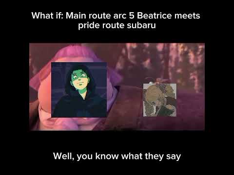 P2 Main route arc 5 Beatrice meets pride if Subaru #subarunatsuki #beatrice #rezero #anime #manga