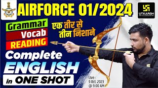 Air Force 2024 English Marathon | Complete English In One Shot | Air Force English | Ankit Sir