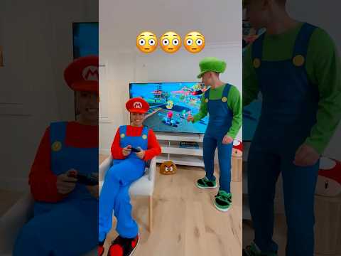 BLIND MARIO KART CHALLENGE! #shorts
