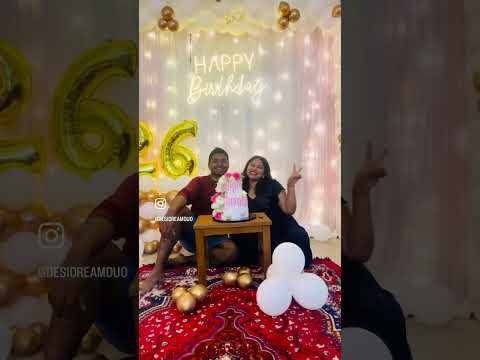 Birthday 🎁 surprise #birthday #birthdaysurprise #birthdaycelebration #husbandlove #birthdaycake