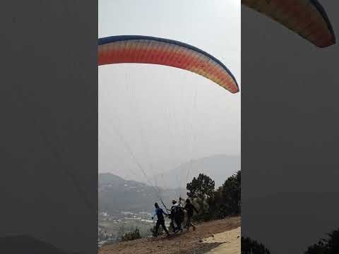 paragliding bhimtal Nainital Uttarakhand #viralvideo #paragliding #adventure #shortvideo #subscribe