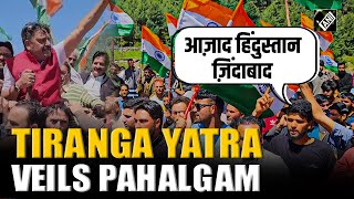 Locals hold Tiranga yatra in Jammu-Kashmir’s Pahalgam, laud Operation Sindoor