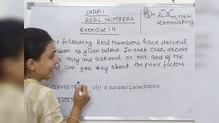 Real Numbers (Exercise1.4)