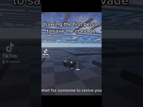 drawing the first person to save me in evade  #roblox #robloxart #evade