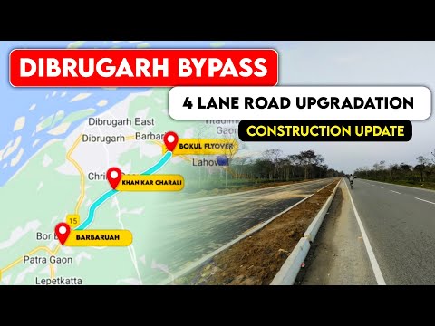 DIBRUGARH: Bypass 4 lane road upgradation| Construction update| Assam Infrastructure || Inframation