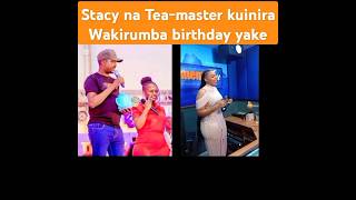 Stacy na Tea-master kuinira Wakirumba #trendingshorts #wakirumba #stacywadigital #teamaster