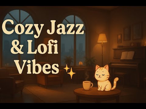 Cozy Jazz & Lofi Piano for Study, Sleep, Relax 🎷Smooth Jazz Lofi | Perfect for Focus and Relaxation