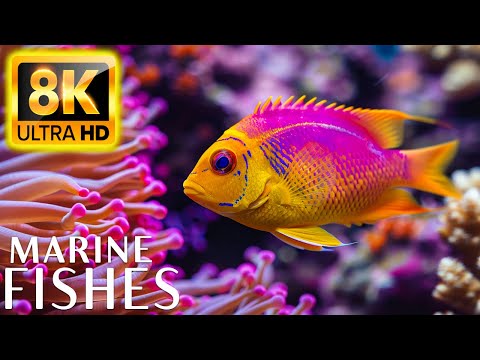 Beauty Of The Ocean 8K ULTRA HD - Sea Animals for Relaxation, Beautiful Coral Reef Fish #2