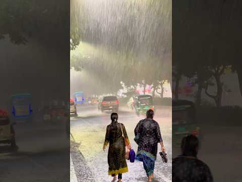Rainy day in Dhaka, Bangladesh
