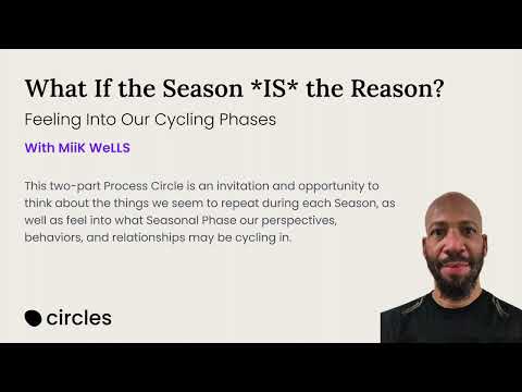 What If the Season *IS* the Reason?Feeling Into Our Cycling Phases ft. MiiK  WeLLS