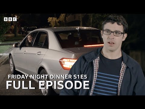 Friday Night Dinner FULL EPISODE | S1E5 | Nearly Run Over By Dad's Ex! | BBC Studios