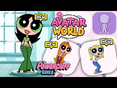 HOW TO MAKE POWERPUFF GIRLS IN AVATAR WORLD 😍 AVATAR WORLD NEW CHARACTERS