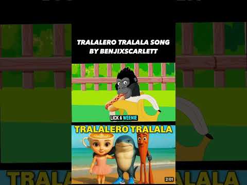 Tralalero Tralala Song 🎶 (Italian Brainrot Song Shark In Nikes Shoes)