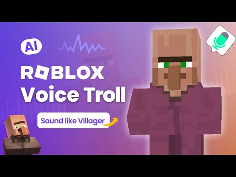 How to Sound like Villager in Roblox | Roblox Voice Troll