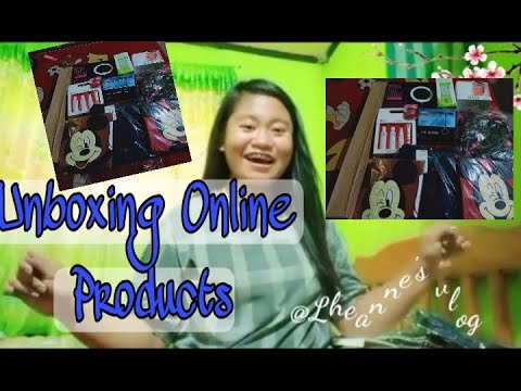 Joana Mae's Unboxing Online Products //Lheanne's vlog