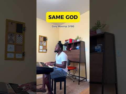SAME GOD. I hope this worship song blesses you today. Have a great day! ❤️😊#worship #cover #100days