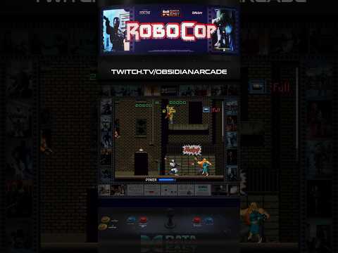 1988’s RoboCop by Data East was one of the most fun arcade games to play that year! #retrogaming