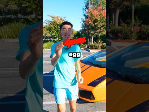 My Lamborghini COOKED a EGG! #shorts
