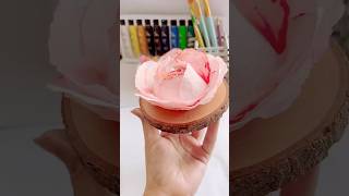 || How to Make a Rose Out of Tissue Paper || #DIY #craft #handmade #rose #tissue