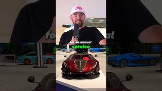 Service Cost of His All Hypercars  #koenigsegg #shorts #supercars #viralshort