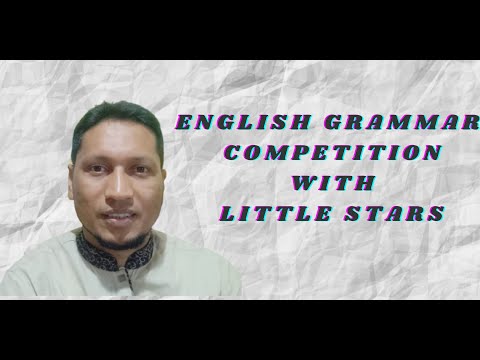 English Grammar Competition with Little Stars