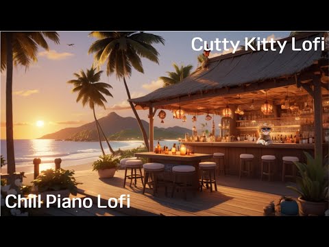 Coastal Sunset Lofi Piano – Calm Vibes for Work, Study & Sleep