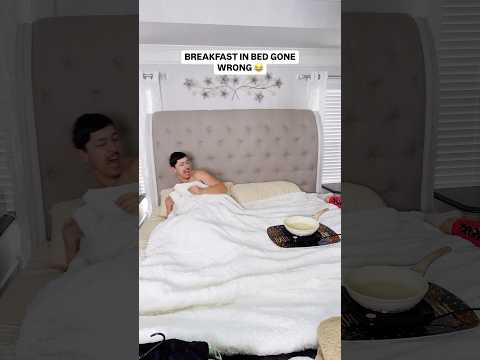 He wanted breakfast in bed! 🍳😂 ​⁠@HeyJehiely #funnyshorts #shorts