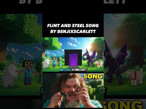 Flint And Steel Song Minecraft Movie! 🎶 (Chicken Jockey Meme)