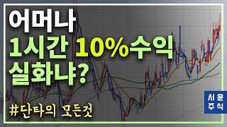※심약자 시청금지-초단타매매의 모든것 (초단타매매영상) #시윤주식