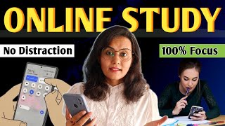 Study Online Effectively Without Getting Distracted🔥 || Online Study Tips || Heema Jain