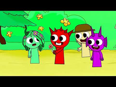 SPRUNKI OC ESTER & HER EGGS: UPIN & IPIN SAD ORIGIN STORY | Incredibox Sprunki Animation