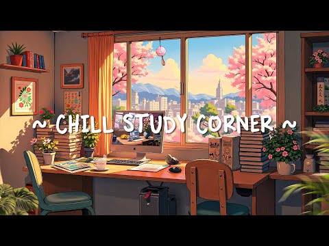 Chill Study Corner 🌸 Dreamy Work Space With Lofi Deeps Focus ~ Lofi hip hop radio