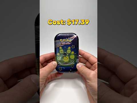 Pokemon Card Paldean Fates Mini Tin Opening