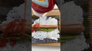 굳이소시지김밥 SausageGimbab🍙🌭#sausage #gimbab  #자취요리 #자취생집밥 #도시락만들기 #도시락 #lunchbox #간단요리 #lunchboxrecipe