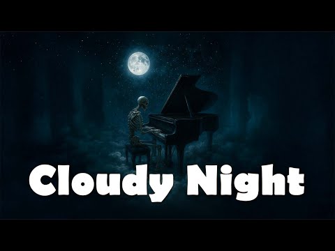 Melody Under The Moon- Calm & Dark Piano Music for Deep Focus | ☁️Cloudy Melody 🎶