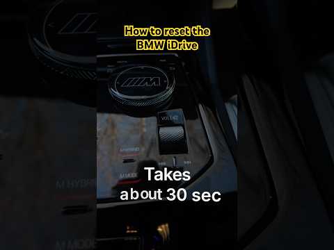 BMW iDrive issues? This is how you reset it.