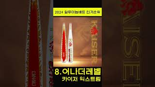 2024년 사회인야구 알루미늄배트 인기순위