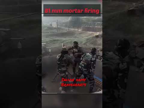 Indian Army Firing | 81 mm mortar | LoC #indianarmy #viral #shorts
