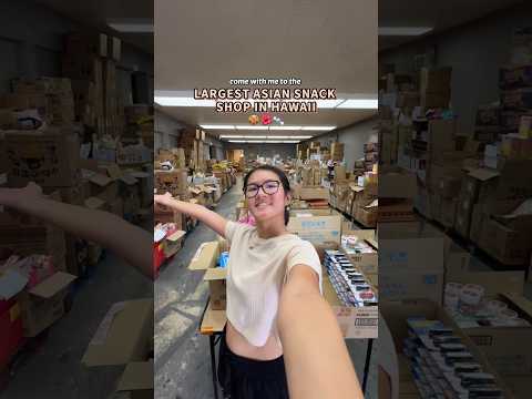 The largest Asian snack shop in Hawaii