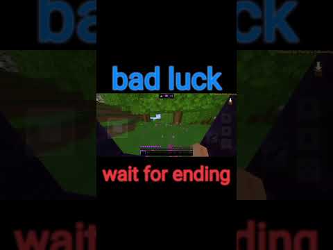 Minecraft my luck #minecraft