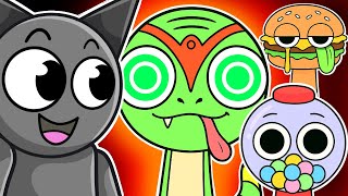SPRUNKI OC NEW CHARACTERS! (GEKKIE, BENNY, MR BURGER, & MORE!)