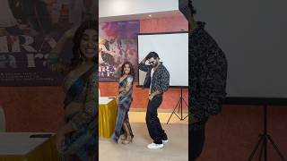 Akshara Singh dance with Vishal Aditya Singh Promote Their Holi Song Jogira Saara Raa