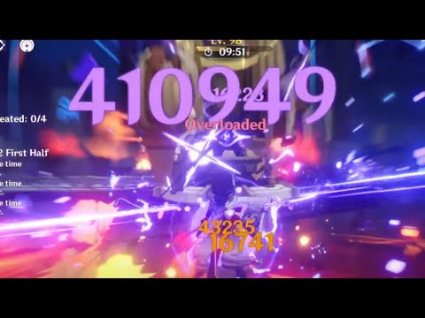 CHEVREUSE IS AMAZING WITH RAIDEN! 4.3 Abyss top half speedrun 57s