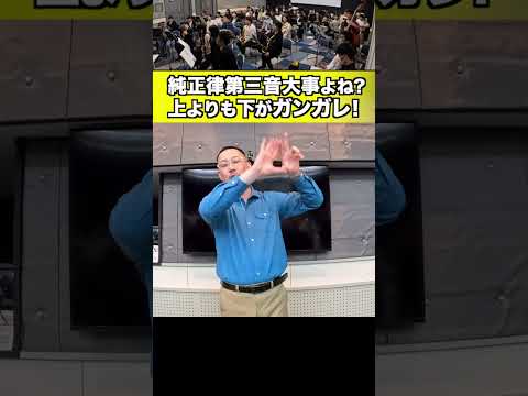 【純正律第三音】上より下がガンガレ٩(　ᐕ)و