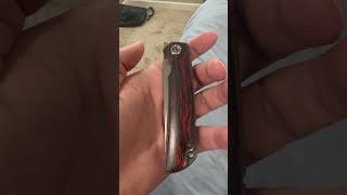 Japanese Tanto Folding knife red g10 handle