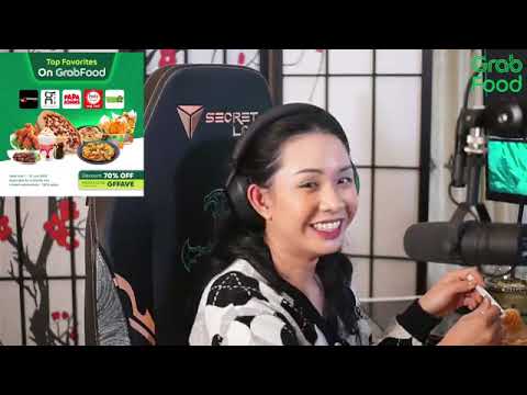 Grab Mukbang អមនុស្ស (យកពី Facebook Live)