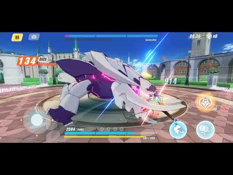 honkai impact 3 ทดสอบการต่อสู้ เเกนเสริมเเกร่ง